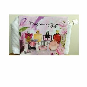 Boscov's Premium Fragrance Samples and Clutch